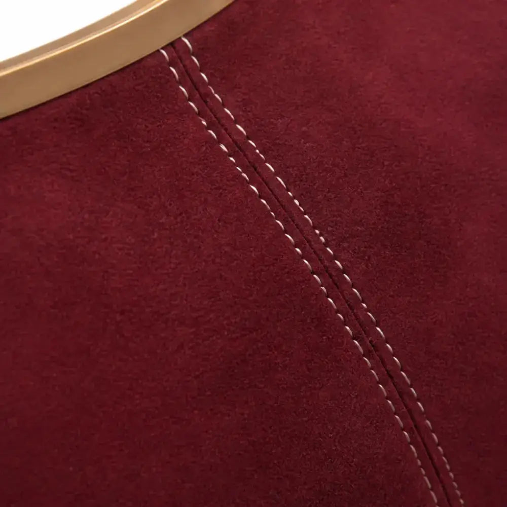 Women's Suede Structured Top Frame Crossbody Bag