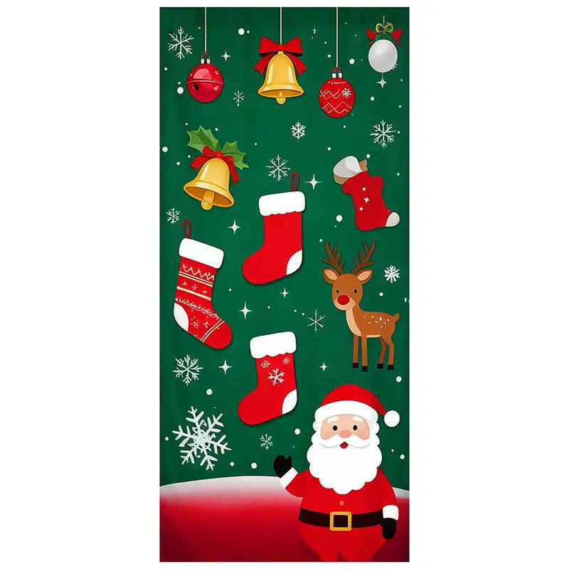 Christmas Door Cover – Instant Holiday Decor