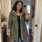 Women's Waterproof Woven Hooded Coat
