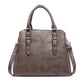 Women's Elegant PU Leather Square Handbag