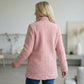 Full-Zip Lambswool-Feel Stand Collar Jacket