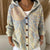 Elegant Button Hooded Sweater