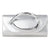Metal Handle Metallic Clutch Purse