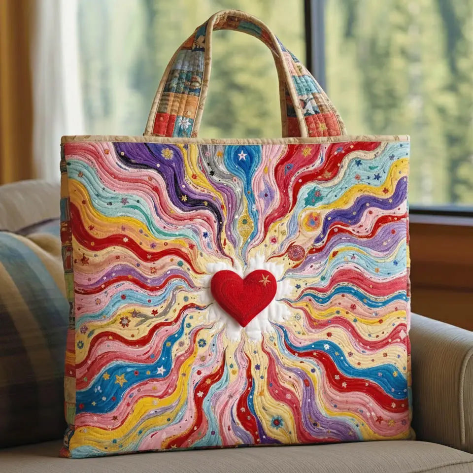 Dreamy Heart Handmade Tote Bag