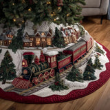 Yuletide Express Quilted Tree Skirt