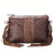 Bohemian PU Crossbody Bag with Western Fringe Tassels & Zipper Closure