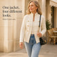 Two-Way Zip Sweater Jacket