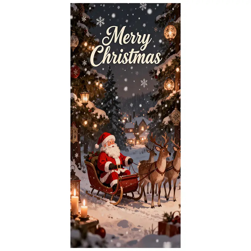 Christmas Door Cover – Instant Holiday Decor