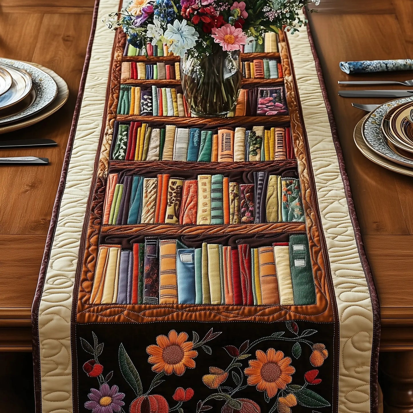 The Season The Reason Quilted Table Runner