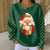 Women Christmas Crew Neck Printing Casual Sweatshirt