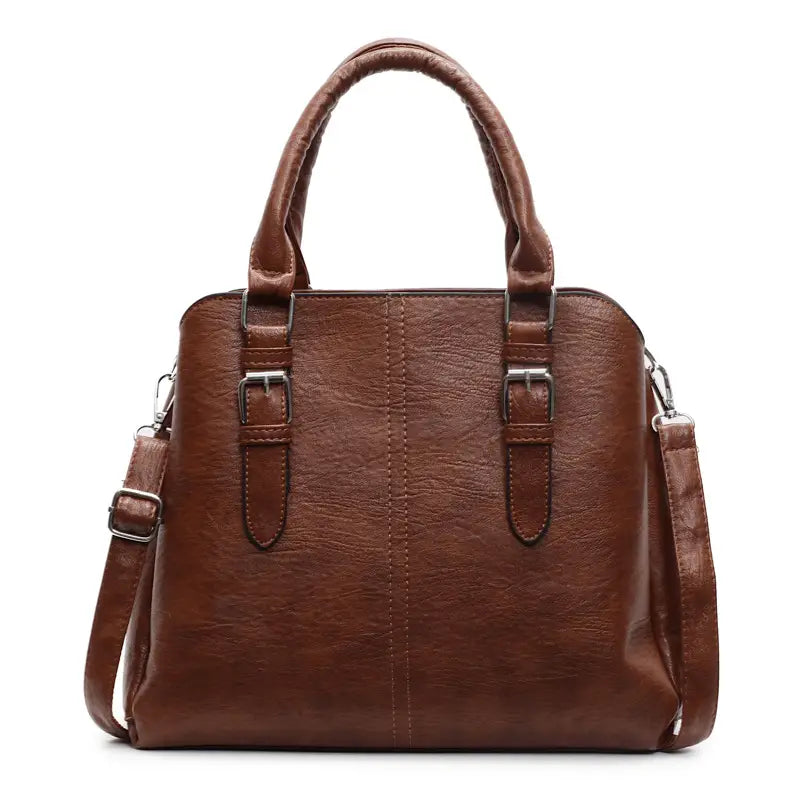 Women's Elegant PU Leather Square Handbag