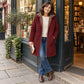Winter Plush-Lined Cozy Hooded Coat