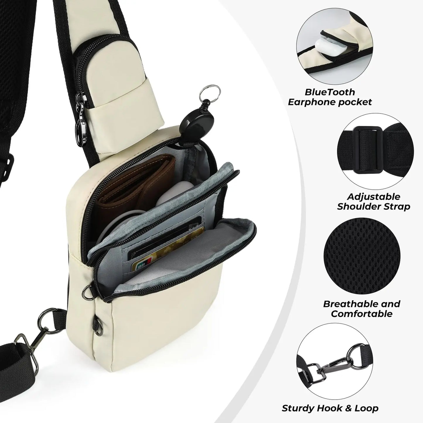 Anti-Theft Crossbody Sling Bag