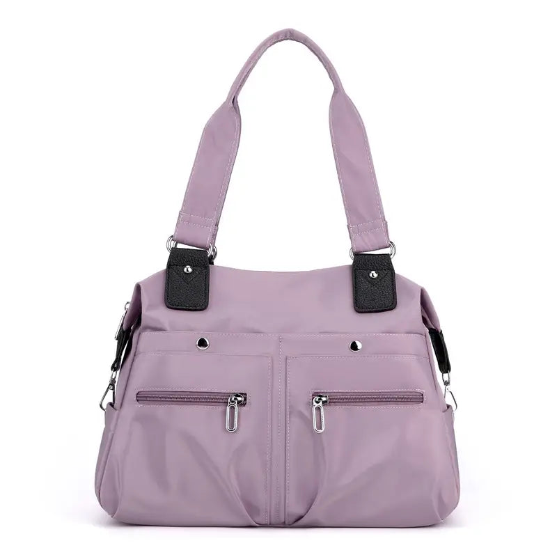Waterproof Multi Pocket Resistant Nylon Handbag