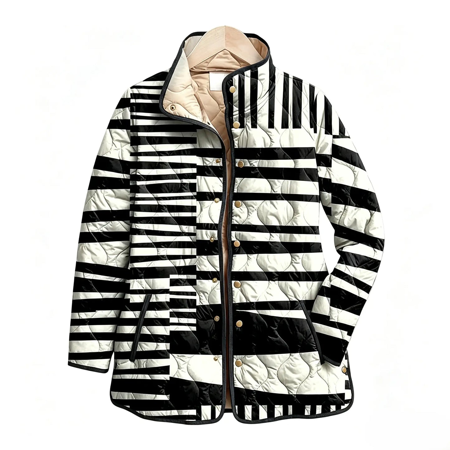 Aina Printed Quilted Jacket