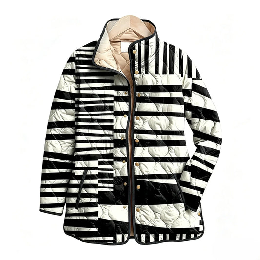 Aina Printed Quilted Jacket