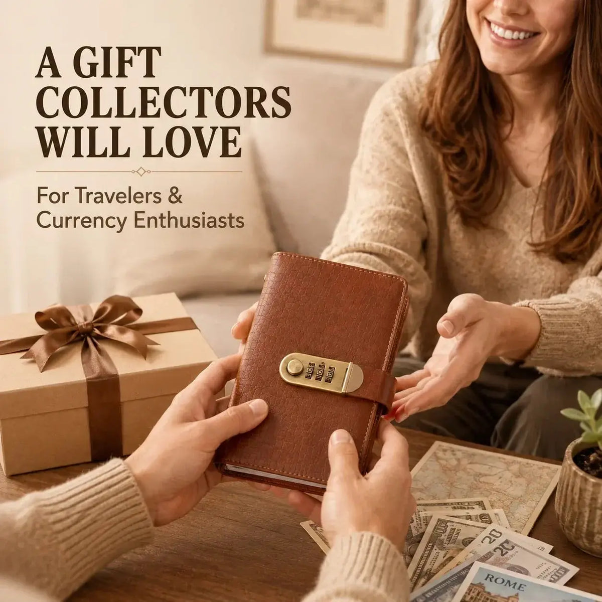 A6 Savings Notebook with Lock - Budget Planner & Organizer