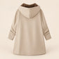 Winter Plush-Lined Cozy Hooded Coat