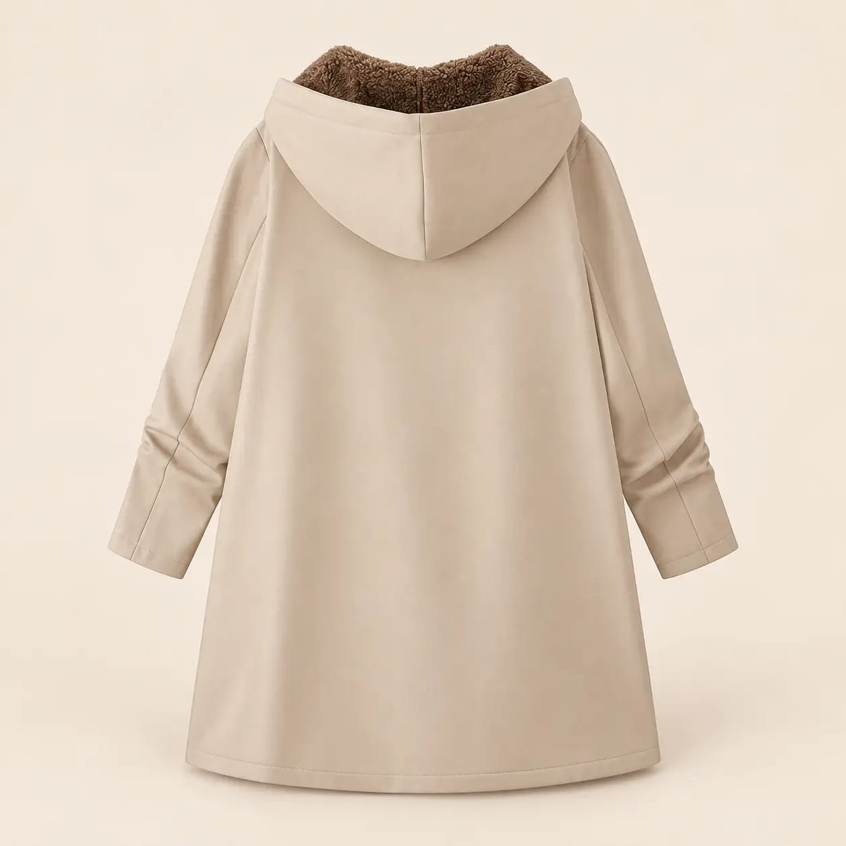 Winter Plush-Lined Cozy Hooded Coat