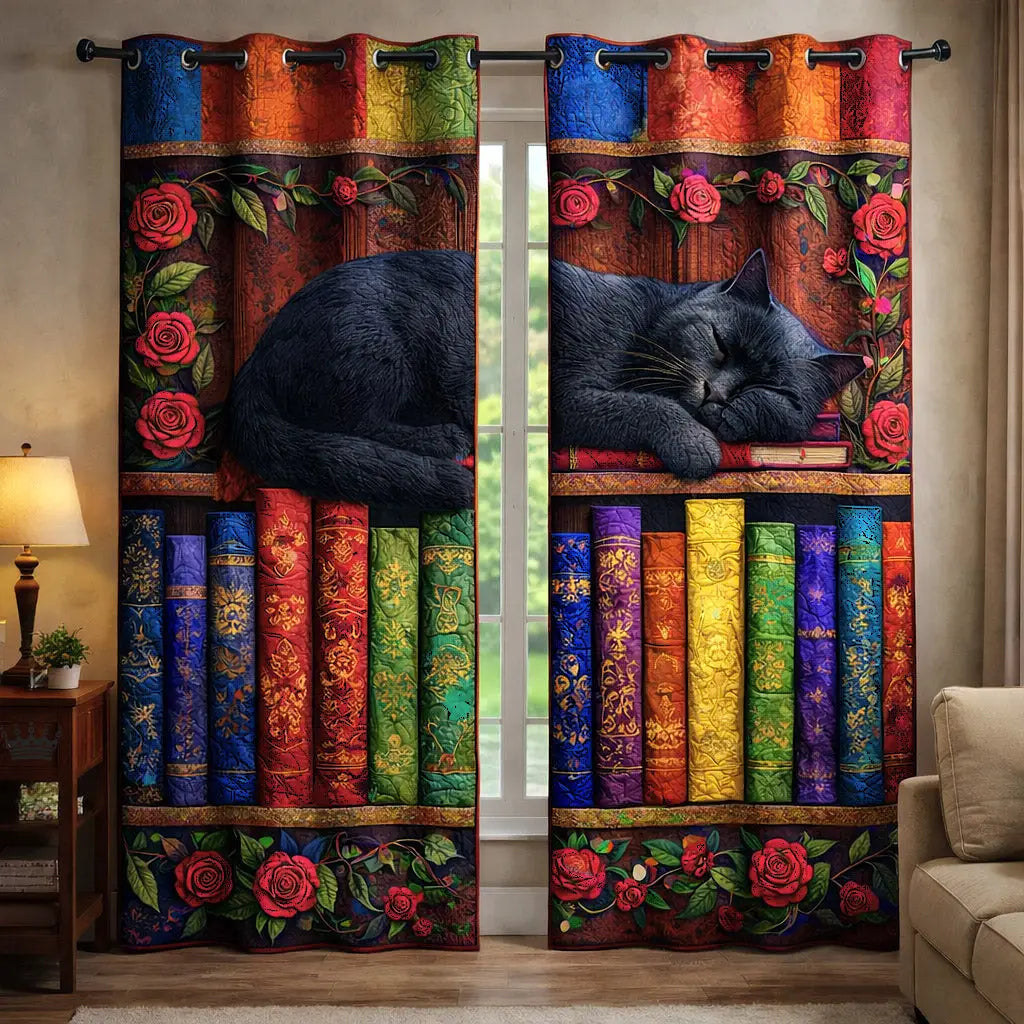Reading Nook Quilted Curtains