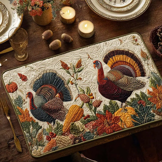Blooming Feast Quilted Place Mat
