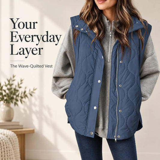 Women's Quilted Hooded Puffer Vest