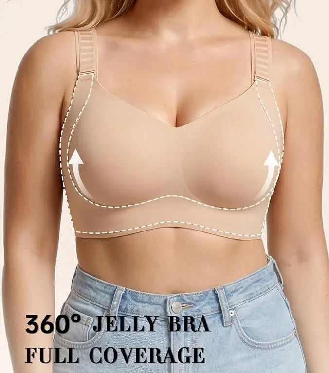 Adjustable Wireless Flexi-Lift Comfy Minimizer Bra