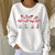 Women Christmas Crew Neck Printing Casual Sweatshirt