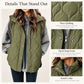 Women's Quilted Hooded Puffer Vest