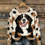 Bernese Dog Cozy Plush Sweatshirt
