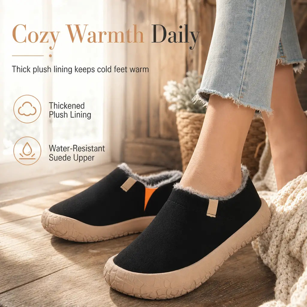 Women's Warm Slip-On Winter Snow Shoes