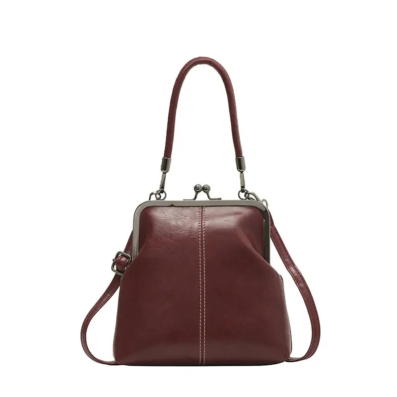 Vintage Kiss-Lock Crossbody Bag