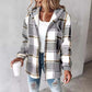 Women’s Plaid Hooded Zip-Up Jacket