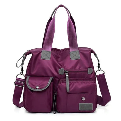 Large Capacity Waterproof Multi-Pocket Tote Bag