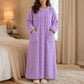 Women's Thick Long-Sleeve Look House Dress