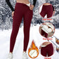 Women's High Waist Fleece Lined Thermal Pants