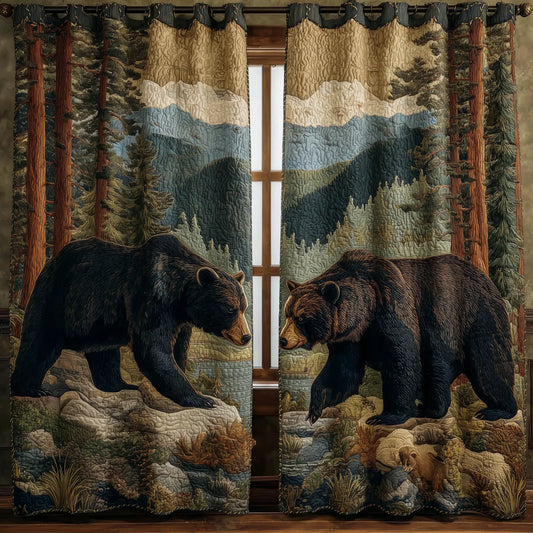 Forest Guardian Quilted Curtains