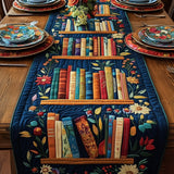 Literary Haven Quilted Table Runner