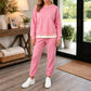Wearbella – Side-Slit Sweatshirt And Jogger Set