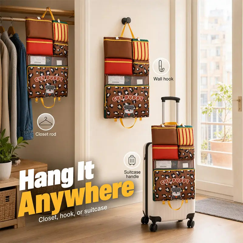 🎁Foldable Hanging Travel Organizer Bag