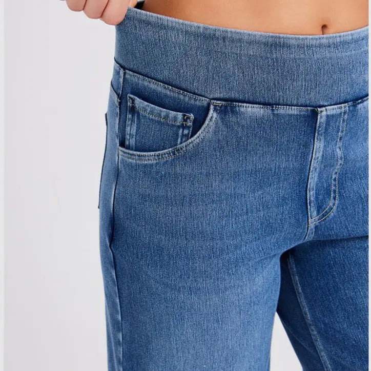Women's High Waisted Slimming High Elasticity Casual Denim Pants