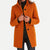 Women's Button-Front Stand Collar Fall Coat