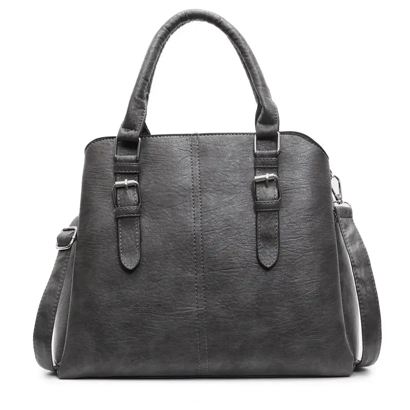 Women's Elegant PU Leather Square Handbag