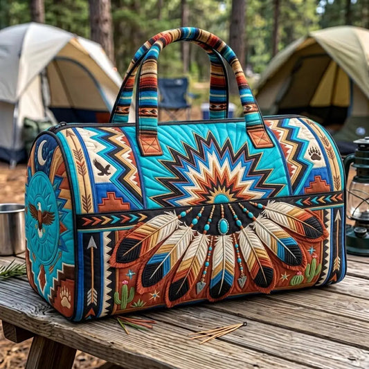 Tribal Legacy Quilted Duffle Bag