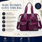 Large Capacity Waterproof Multi-Pocket Tote Bag