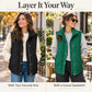Women's Quilted Hooded Puffer Vest