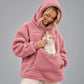 Cozy Pet Carrier Hoodie Built in Pouch for Cats Small Dogs
