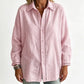 Women's Casual Spliced Long Sleeve Blouse