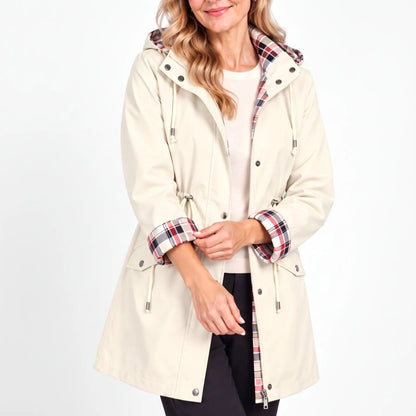 Women's Waterproof Woven Hooded Coat