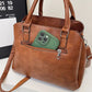 Women's Elegant PU Leather Square Handbag